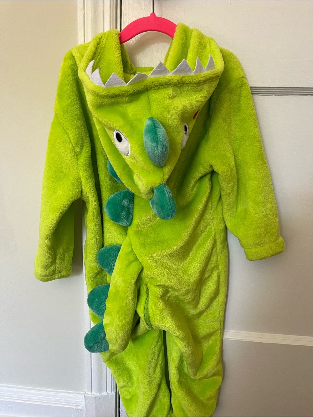 Green Dinosaur Hooded Kids Costume